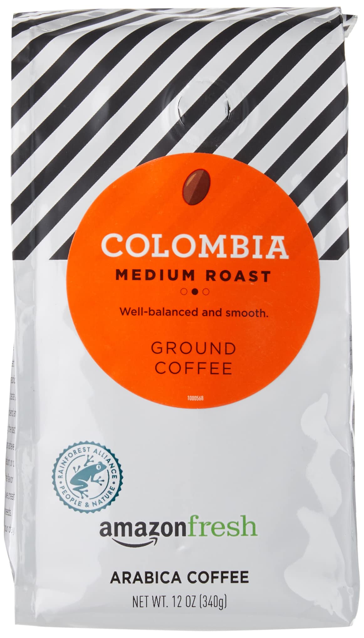 Amazon Fresh Direct Trade Nicaragua Ground Coffee, Medium Roast, 12 Ounce (Pack of 3)