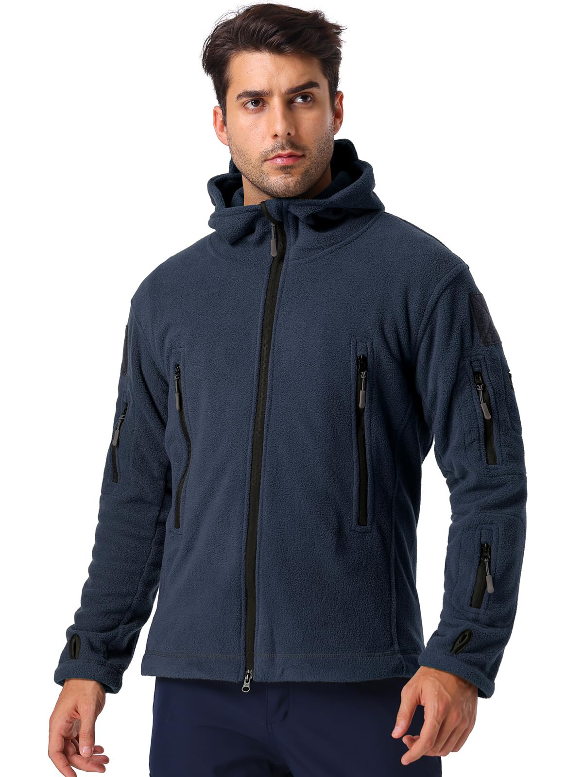 ReFire Gear Men's Warm Military Tactical Sport Fleece Hoodie Jacket