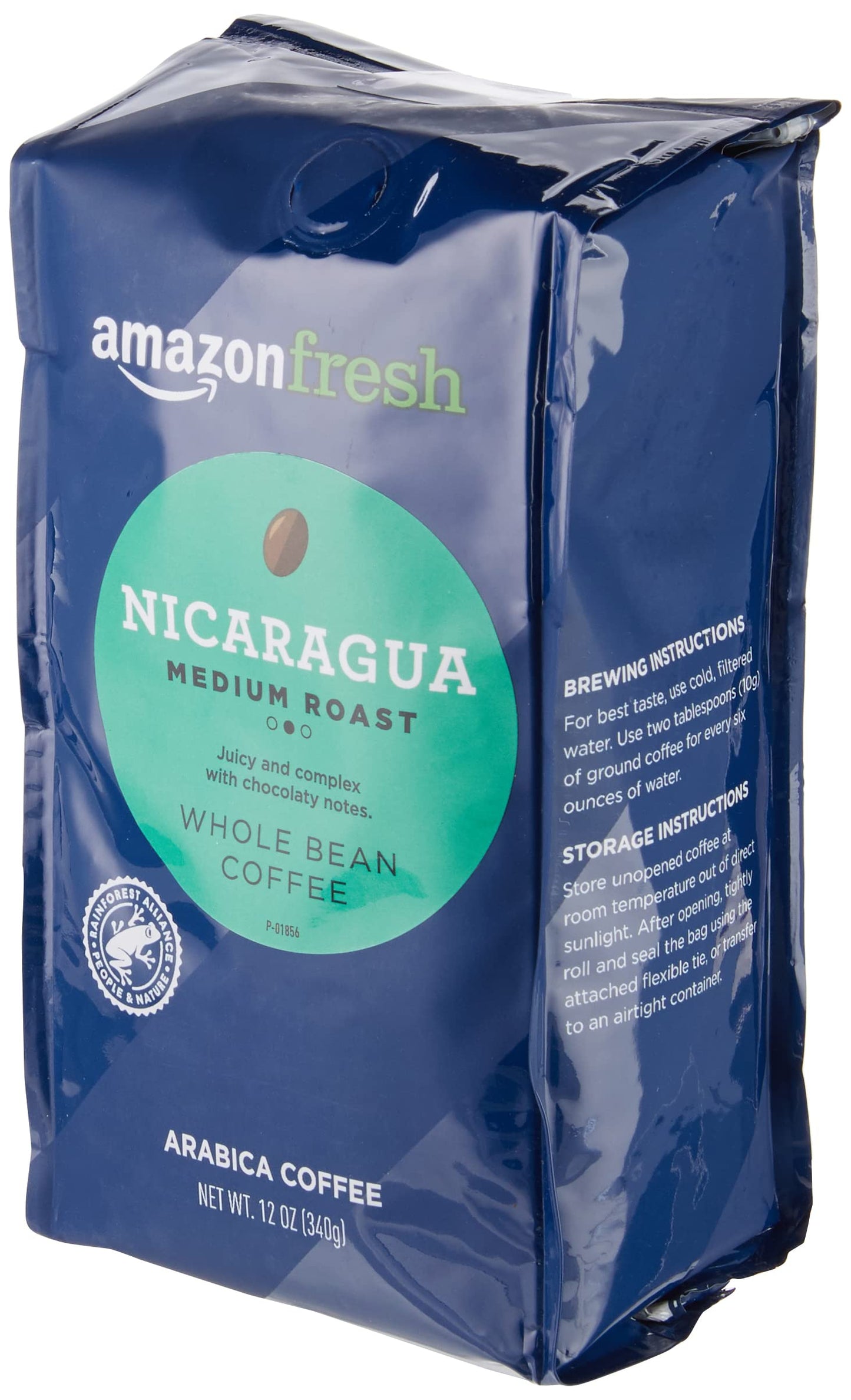 Amazon Fresh, Colombia Whole Bean Coffee Medium Roast, 32 Oz