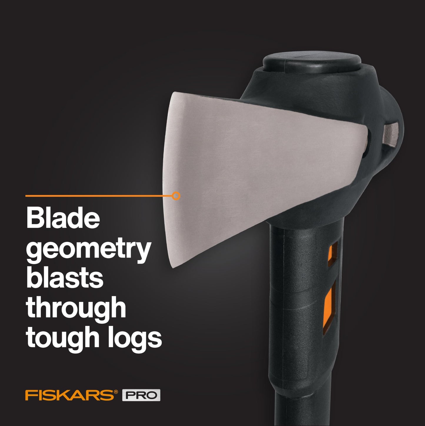 Fiskars 8 lb. Splitting Maul - 36" Shock-Absorbing, Comfort Grip Handle - Rust Resistant Forged Steel Blade - Wood Splitter Maul for Hardwood - Split Wood for Campfires - Bushcraft Gear