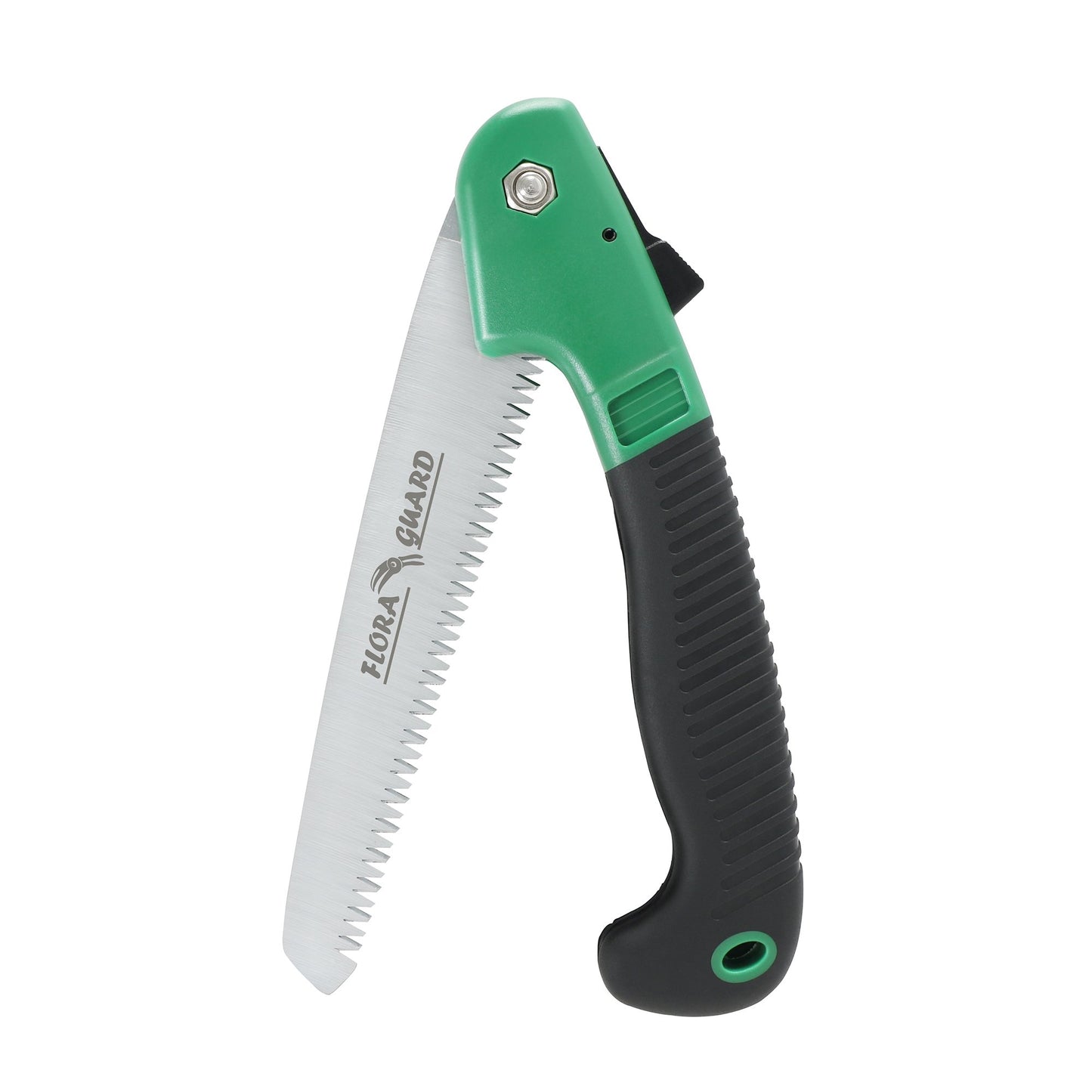 FLORA GUARD 7.7-Inch Folding Saw, Pruning Hand Saw with Triple-Cut Razor Teeth for Wood Cutting, Tree Trimming, and Camping