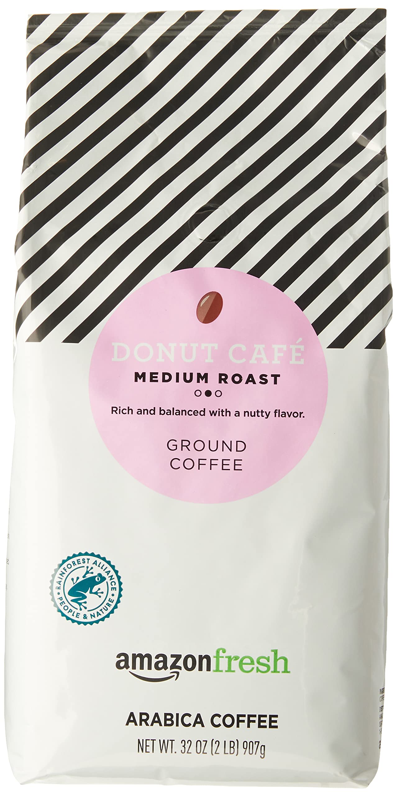 Amazon Fresh Direct Trade Nicaragua Ground Coffee, Medium Roast, 12 Ounce (Pack of 3)