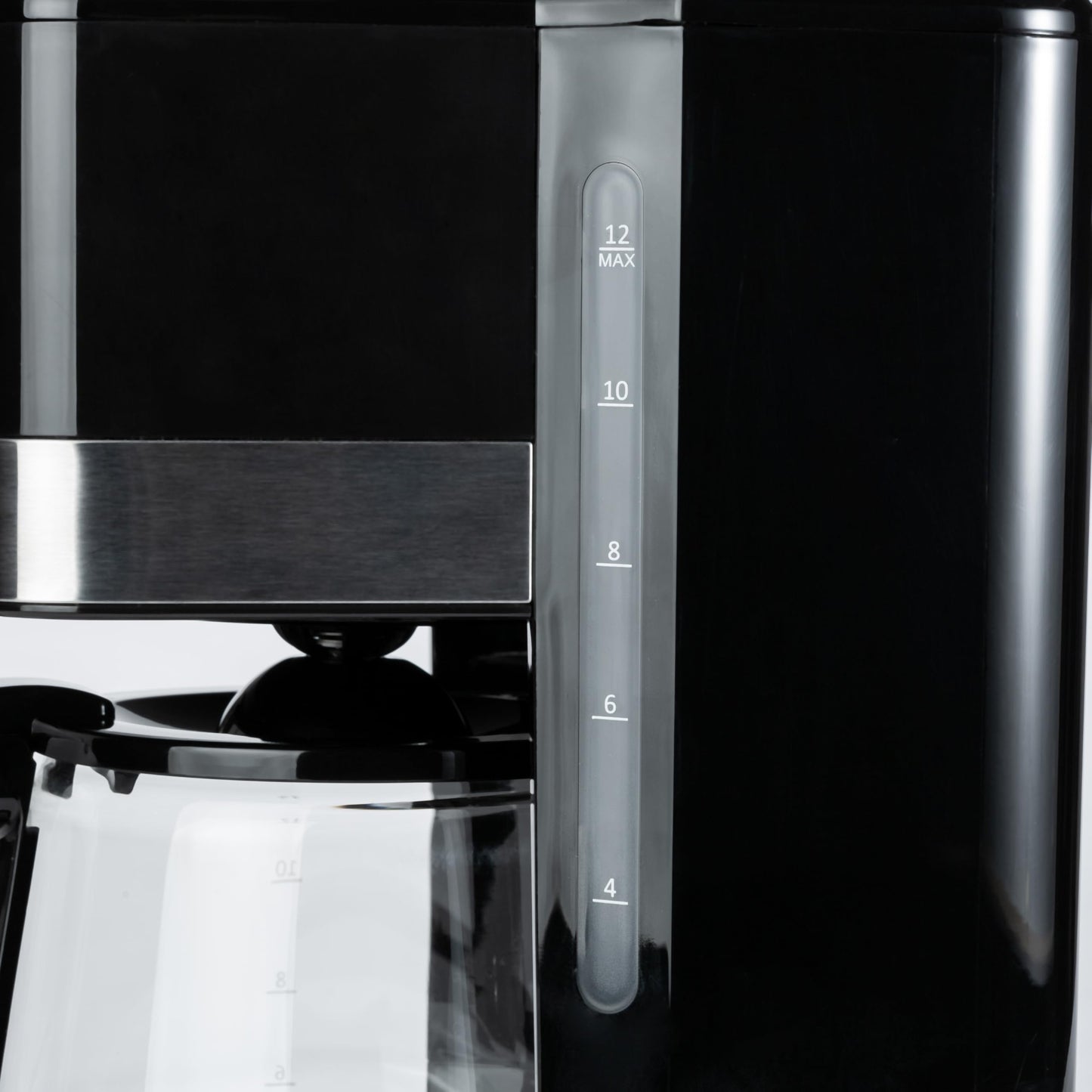 Amazon Basics Coffee Makers, 5-Cup Coffee Machines with Reusable Filter, Coffee Pots, Black & Stainless Steel