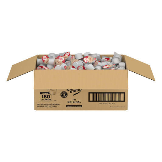 Nestle Coffee mate Coffee Creamer, French Vanilla, Liquid Creamer Singles, Non Dairy, No Refrigeration, 0.375 fl oz Tubs (Pack of 180)