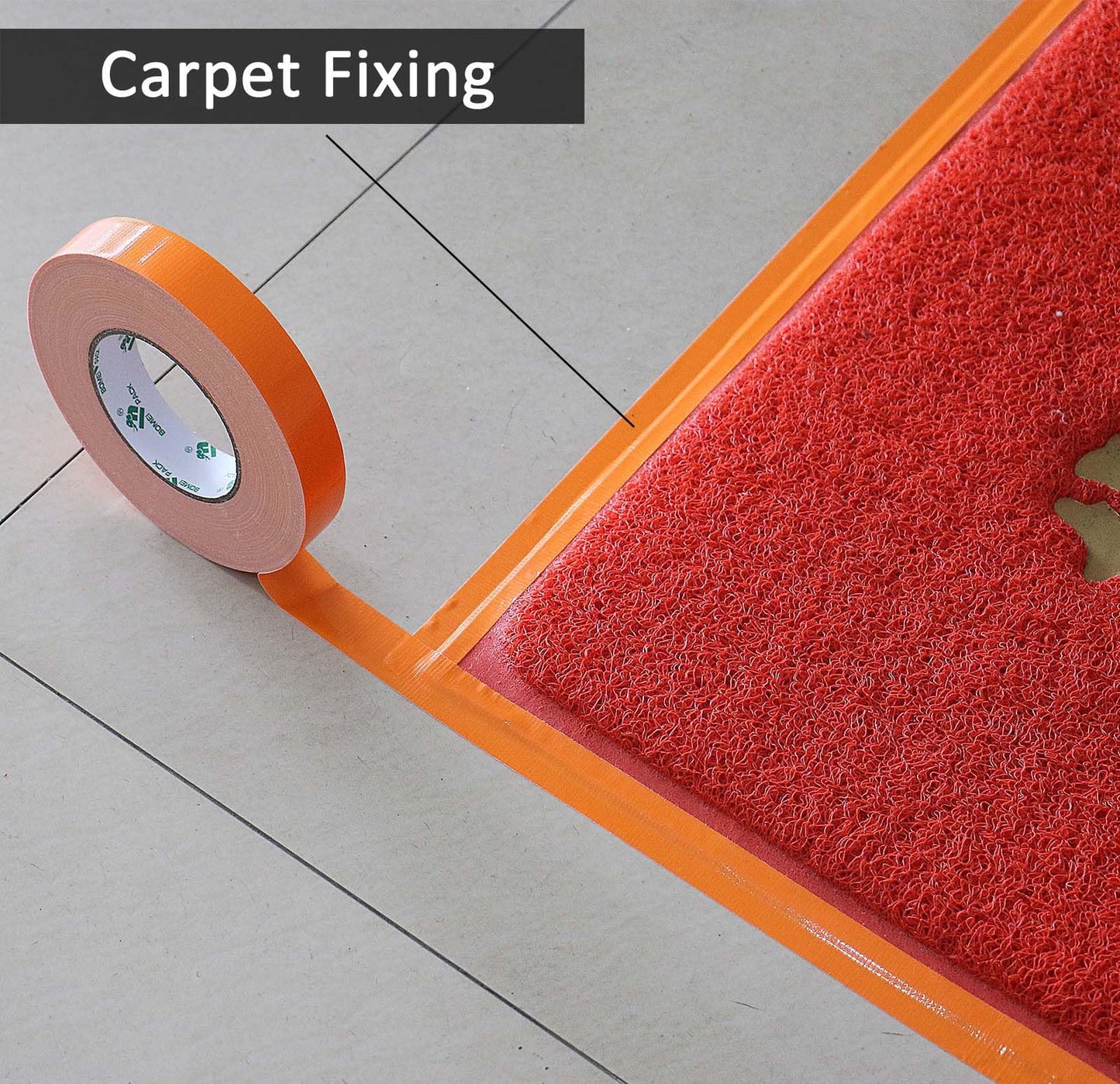 BOMEI PACK Green Duct Tape, 3Rolls Heavy Duty Strong Industrial Color Duct Tape 9mil x 1.88inch x 30yds for Packing and Repairing