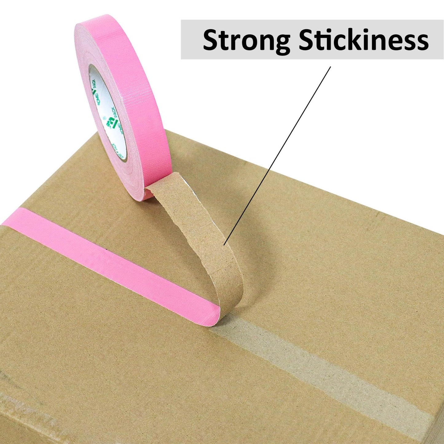 BOMEI PACK Green Duct Tape, 3Rolls Heavy Duty Strong Industrial Color Duct Tape 9mil x 1.88inch x 30yds for Packing and Repairing