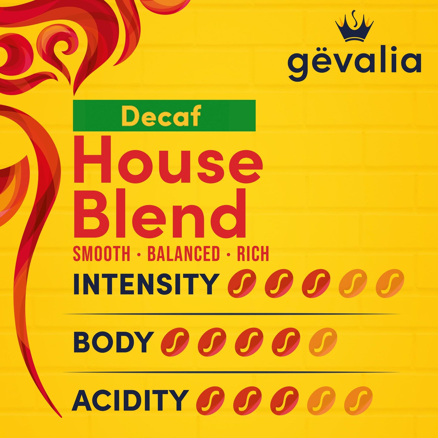 Gevalia House Blend Medium Roast 100% Arabica Ground Coffee, for a Keto and Low Carb Lifestyle, 20 oz Bag