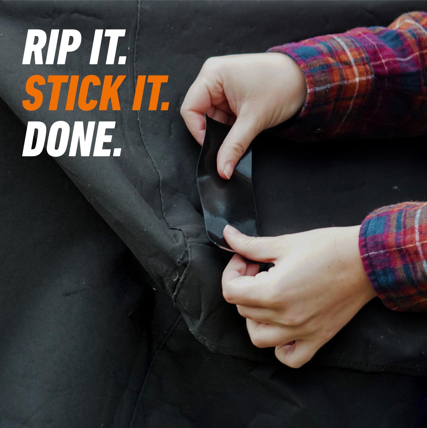 Gorilla All Weather Duct Tape, Black, 1.88" x 25 yd (Pack of 2) - UV and Temperature Resistant Waterproof Tape for Outdoor Repairs