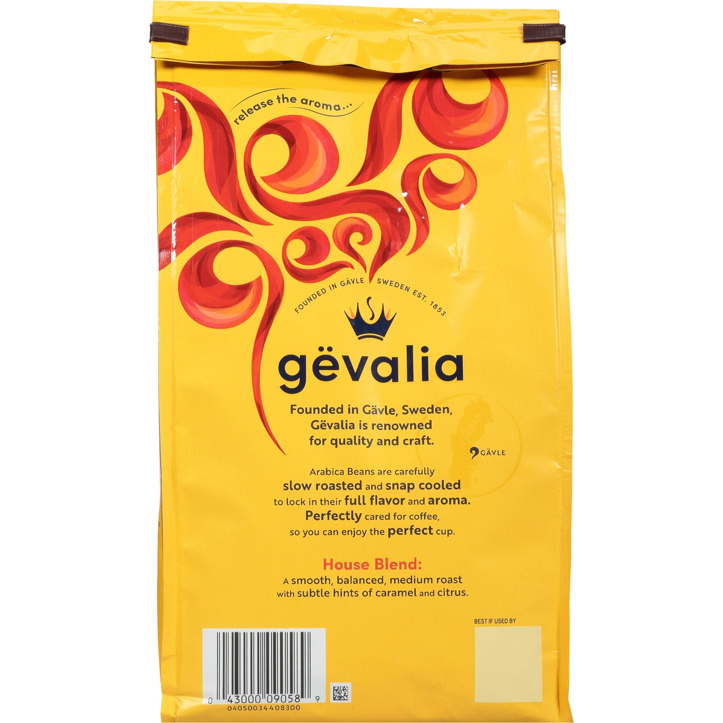 Gevalia House Blend Medium Roast 100% Arabica Ground Coffee, for a Keto and Low Carb Lifestyle, 20 oz Bag