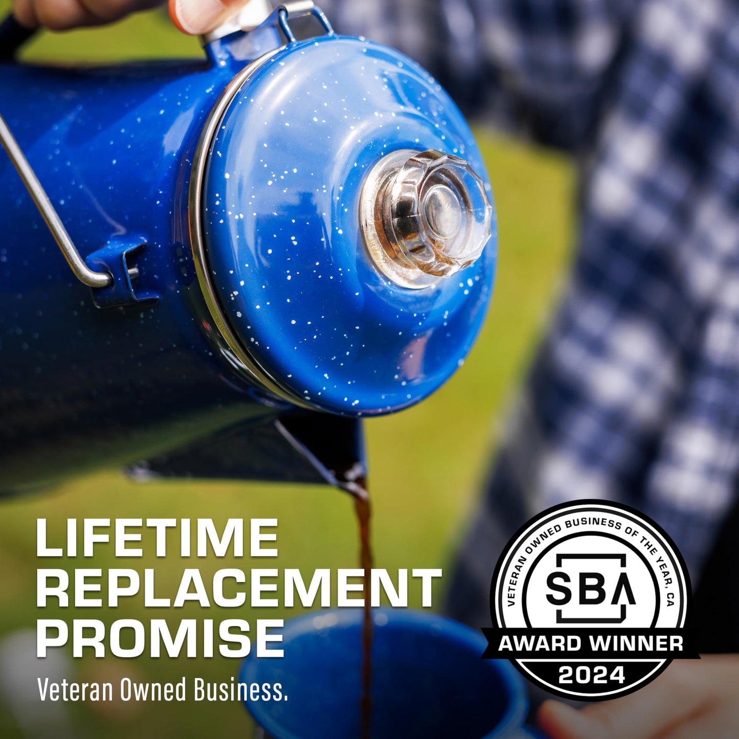 COLETTI Classic Percolator Coffee Pot — Camping Coffee Percolator, Campfire Coffee Pot – Camping Percolator for Groups — Brew for the Whole Campsite (Green, 12 Cup)