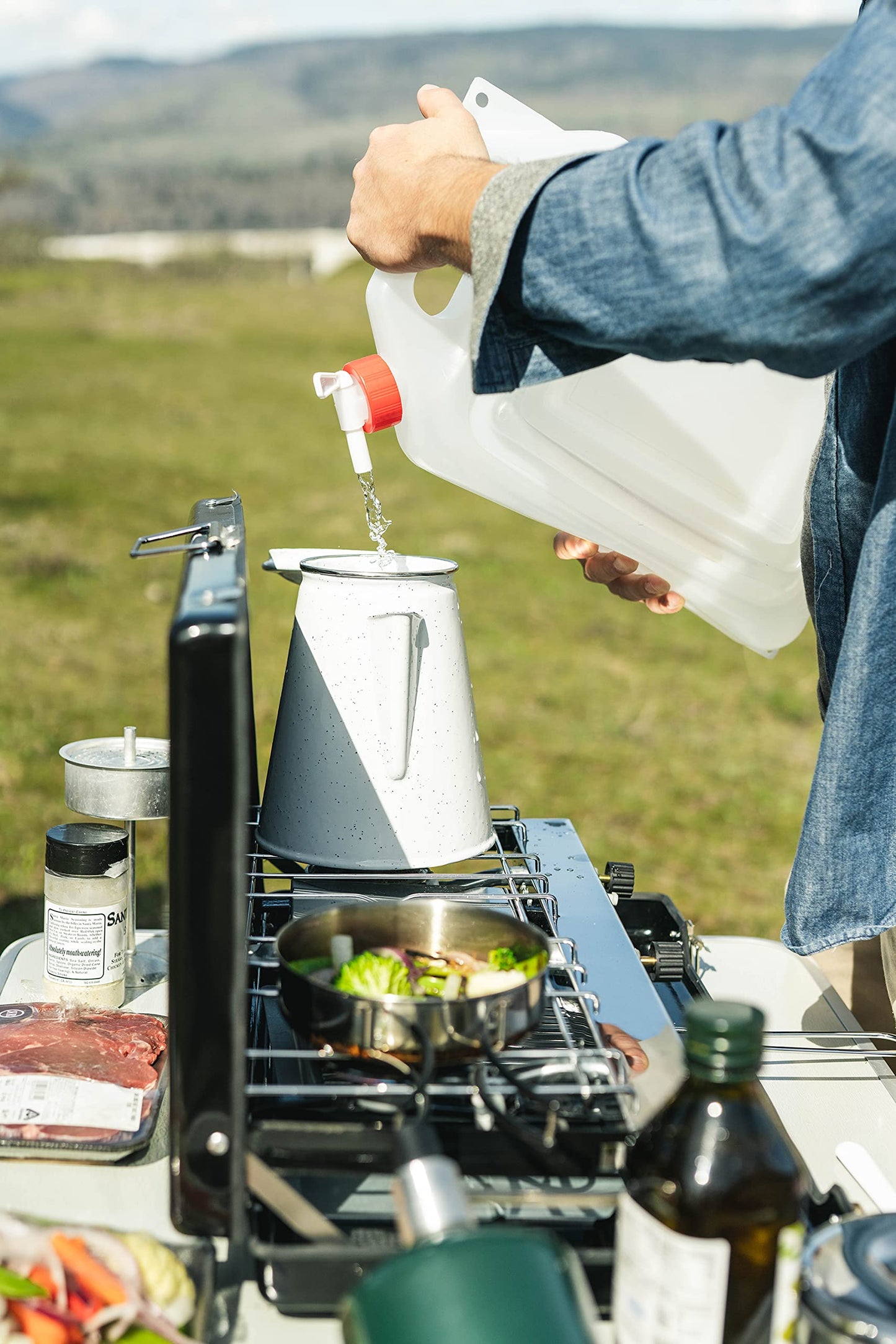 Stansport Enamel Coffee Pot