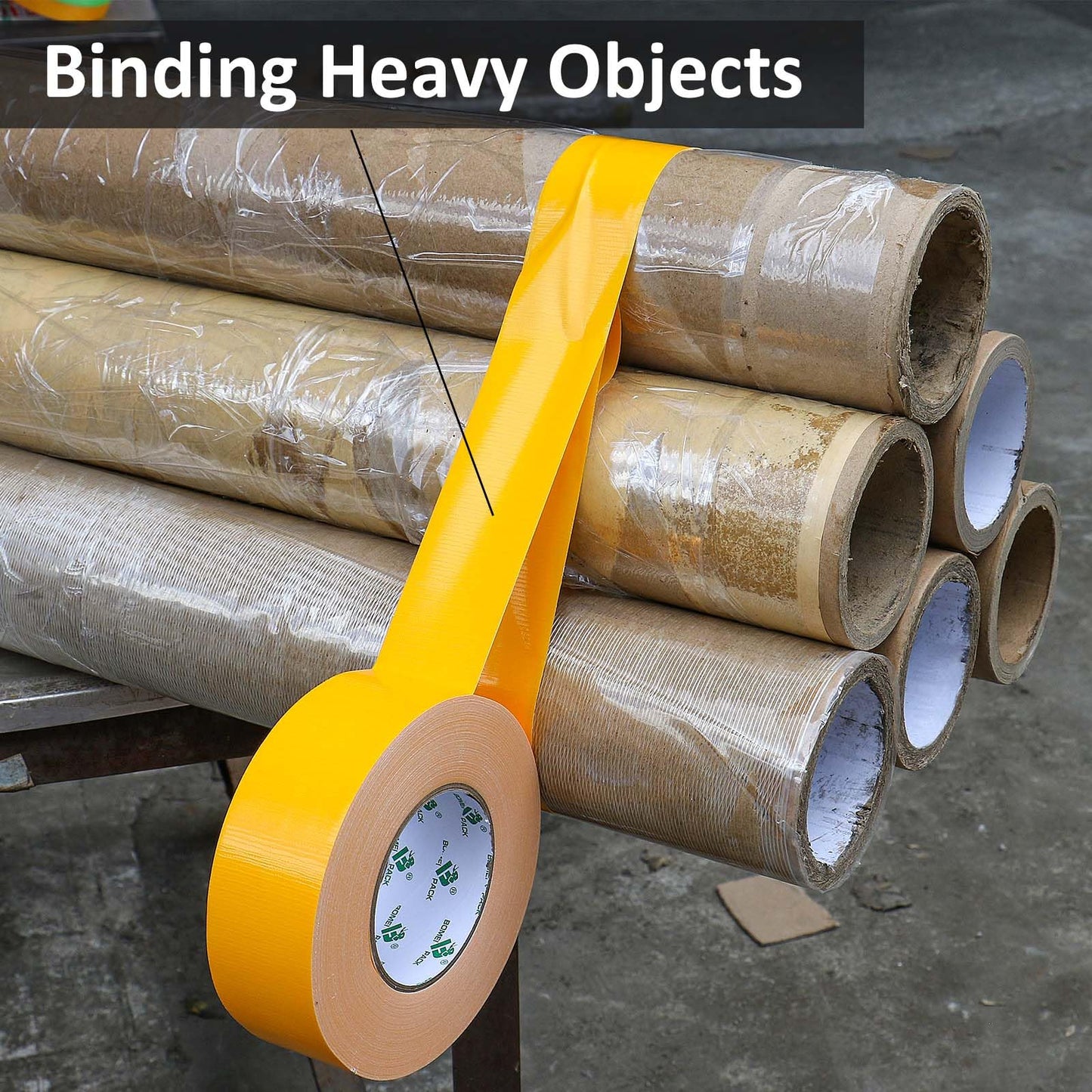 BOMEI PACK Green Duct Tape, 3Rolls Heavy Duty Strong Industrial Color Duct Tape 9mil x 1.88inch x 30yds for Packing and Repairing