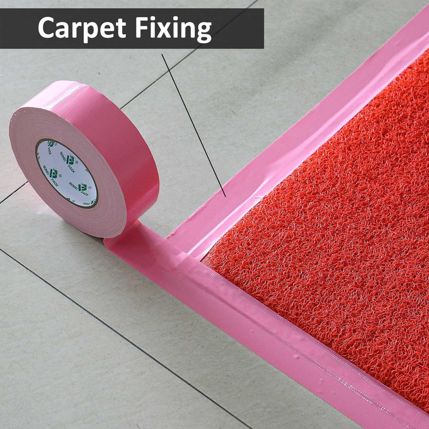 BOMEI PACK Green Duct Tape, 3Rolls Heavy Duty Strong Industrial Color Duct Tape 9mil x 1.88inch x 30yds for Packing and Repairing