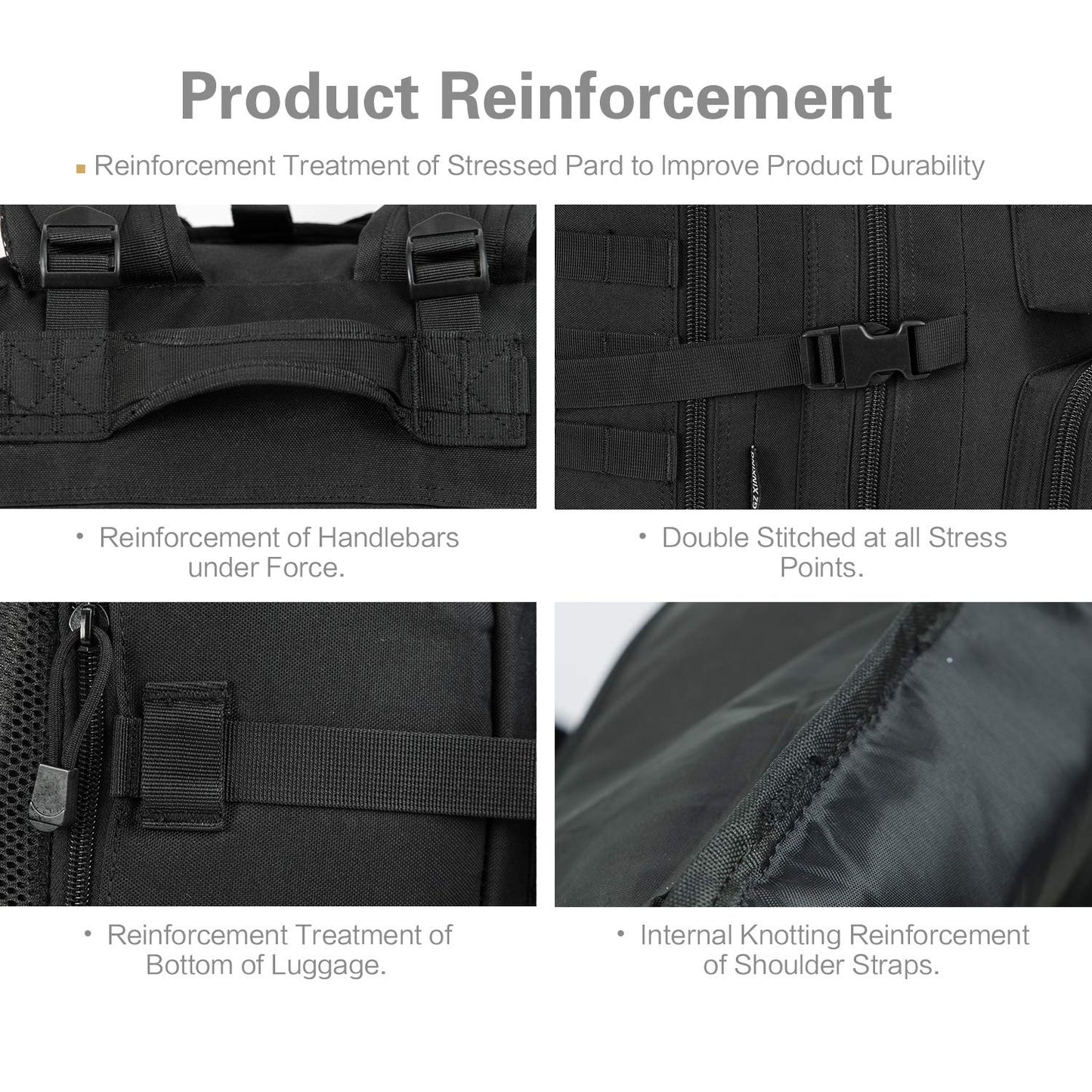 GZ XINXING Military Tactical Backpack Army 3 Day Assault Pack Molle Bug out Bag Backpacks For Men