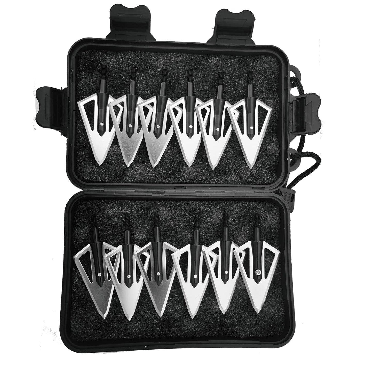 Stainless Steel Hunting Archery Broadheads Blades Grain Screw-in Arrow Heads Tips Compatible with Traditional Bows Archery Broad Crossbow Recurve6