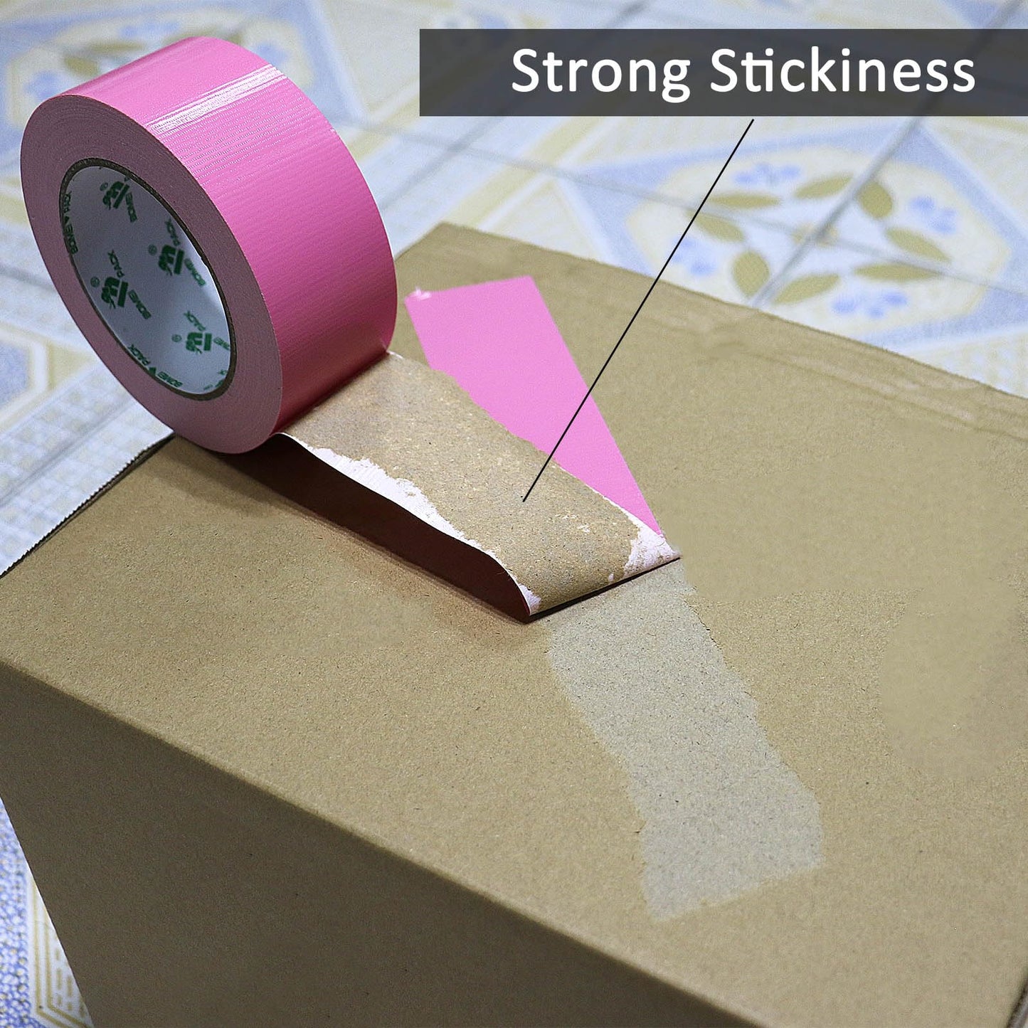 BOMEI PACK Green Duct Tape, 3Rolls Heavy Duty Strong Industrial Color Duct Tape 9mil x 1.88inch x 30yds for Packing and Repairing