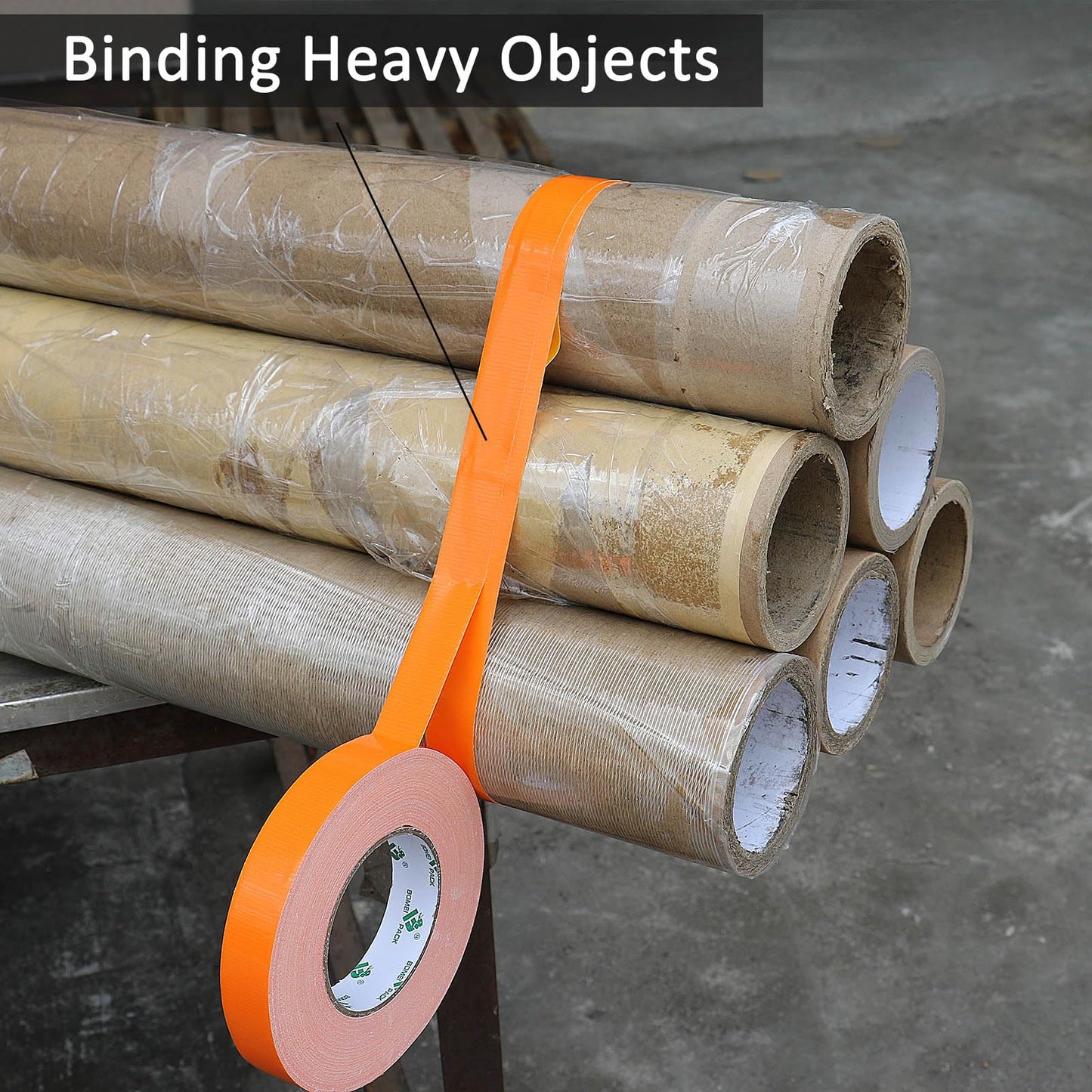 BOMEI PACK Green Duct Tape, 3Rolls Heavy Duty Strong Industrial Color Duct Tape 9mil x 1.88inch x 30yds for Packing and Repairing