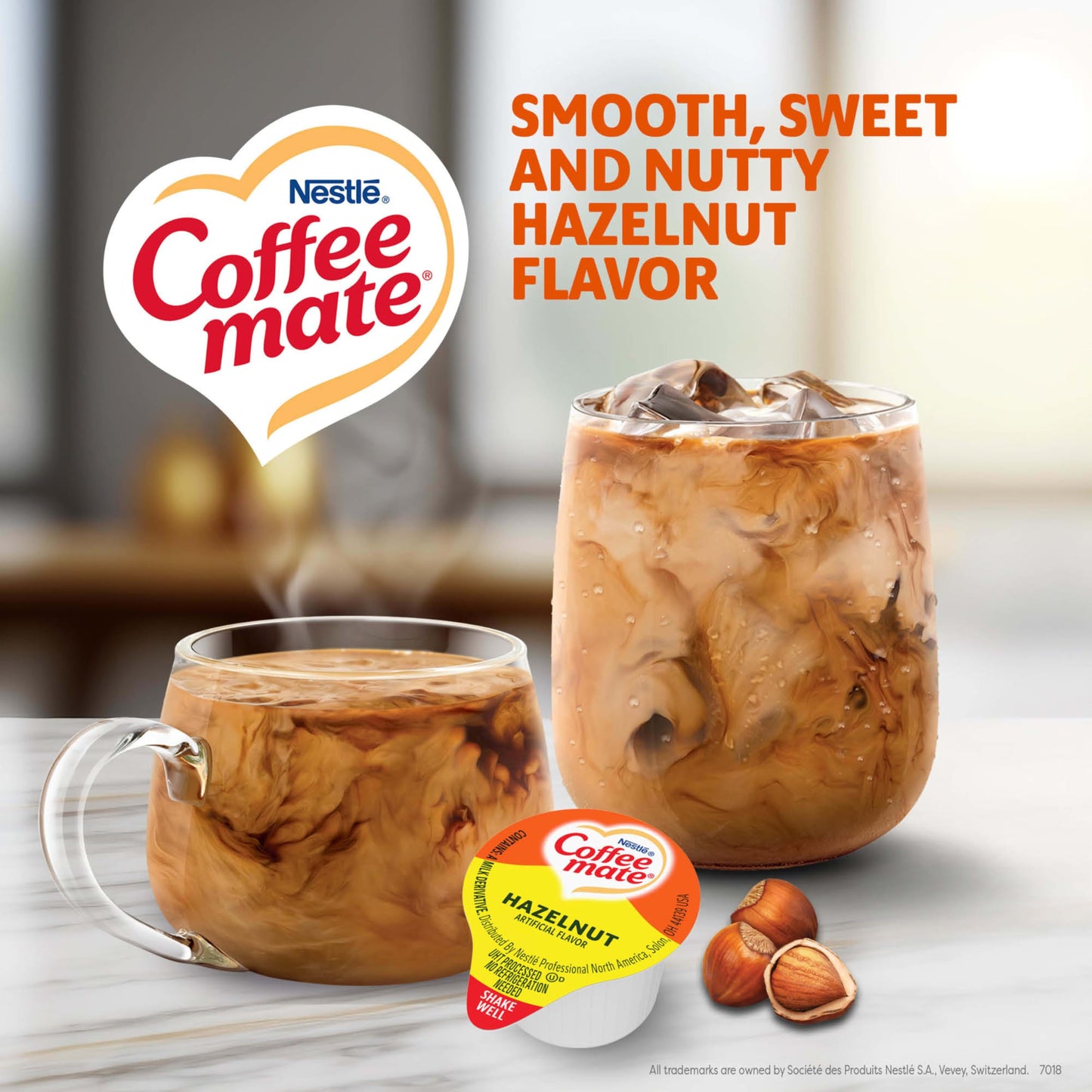 Nestle Coffee mate Coffee Creamer, French Vanilla, Liquid Creamer Singles, Non Dairy, No Refrigeration, 0.375 fl oz Tubs (Pack of 180)