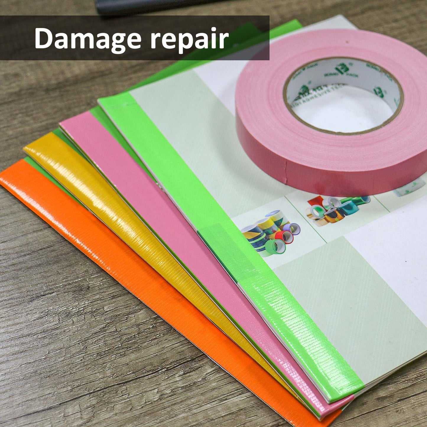 BOMEI PACK Green Duct Tape, 3Rolls Heavy Duty Strong Industrial Color Duct Tape 9mil x 1.88inch x 30yds for Packing and Repairing