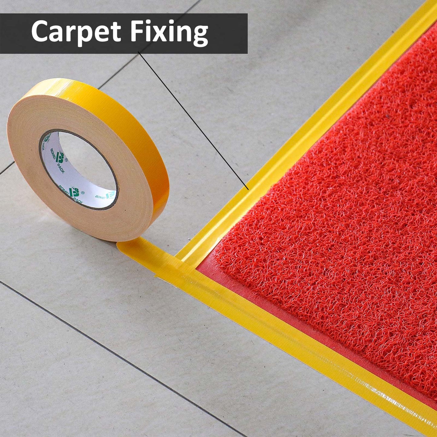 BOMEI PACK Green Duct Tape, 3Rolls Heavy Duty Strong Industrial Color Duct Tape 9mil x 1.88inch x 30yds for Packing and Repairing