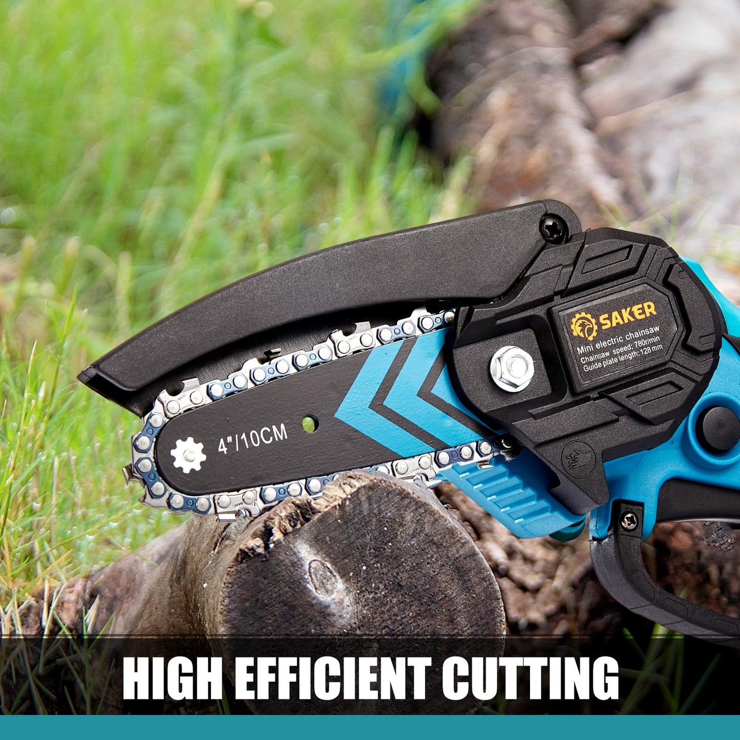 Saker Mini Chainsaw,2025 New Upgrade Electric Chainsaws,Portable Chain Saw Cordless Battery Powered,Small Handheld Chain Saws Pruning Shears Saw for Wood Tree Branches,Courtyard and Garden