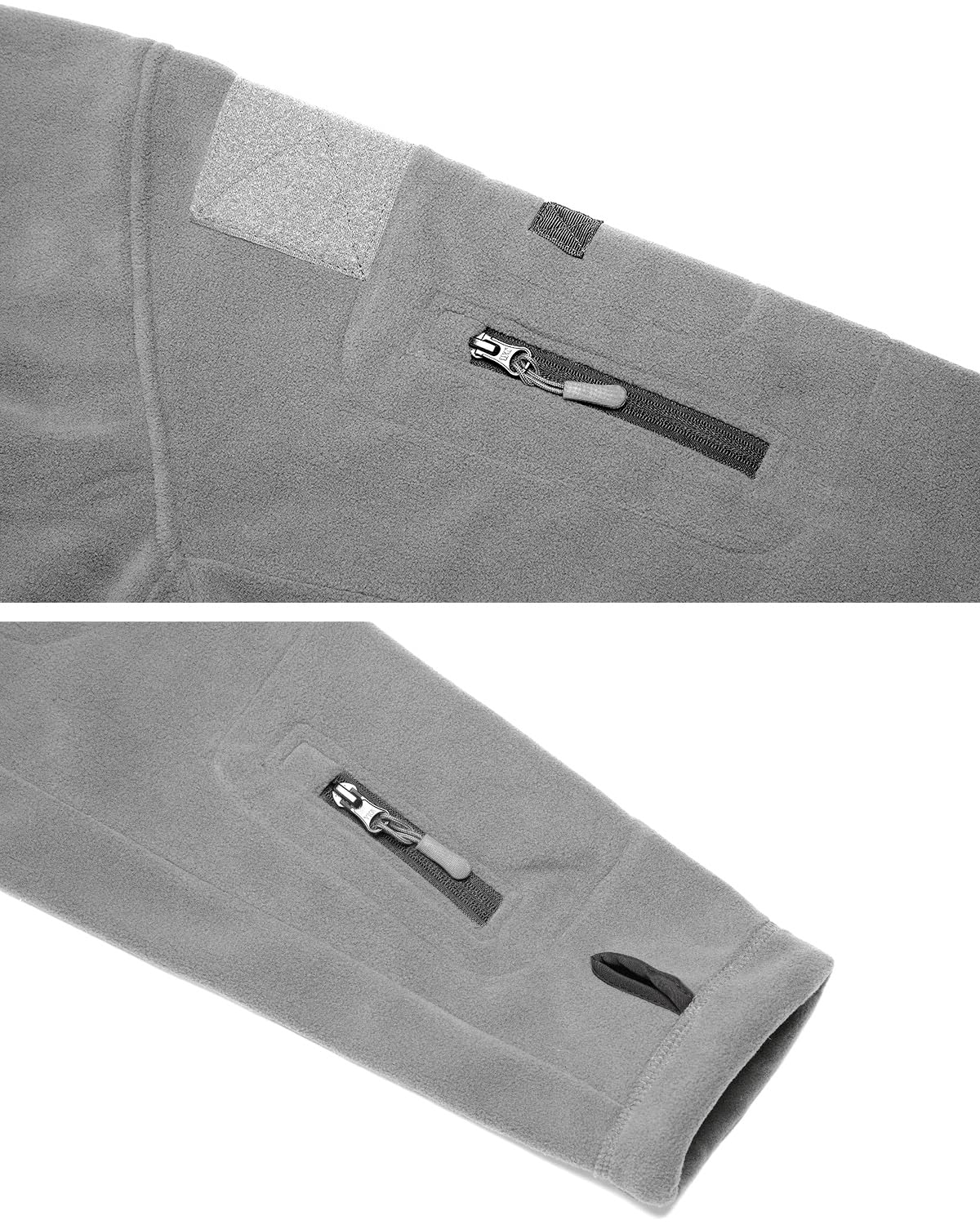 ReFire Gear Men's Warm Military Tactical Sport Fleece Hoodie Jacket