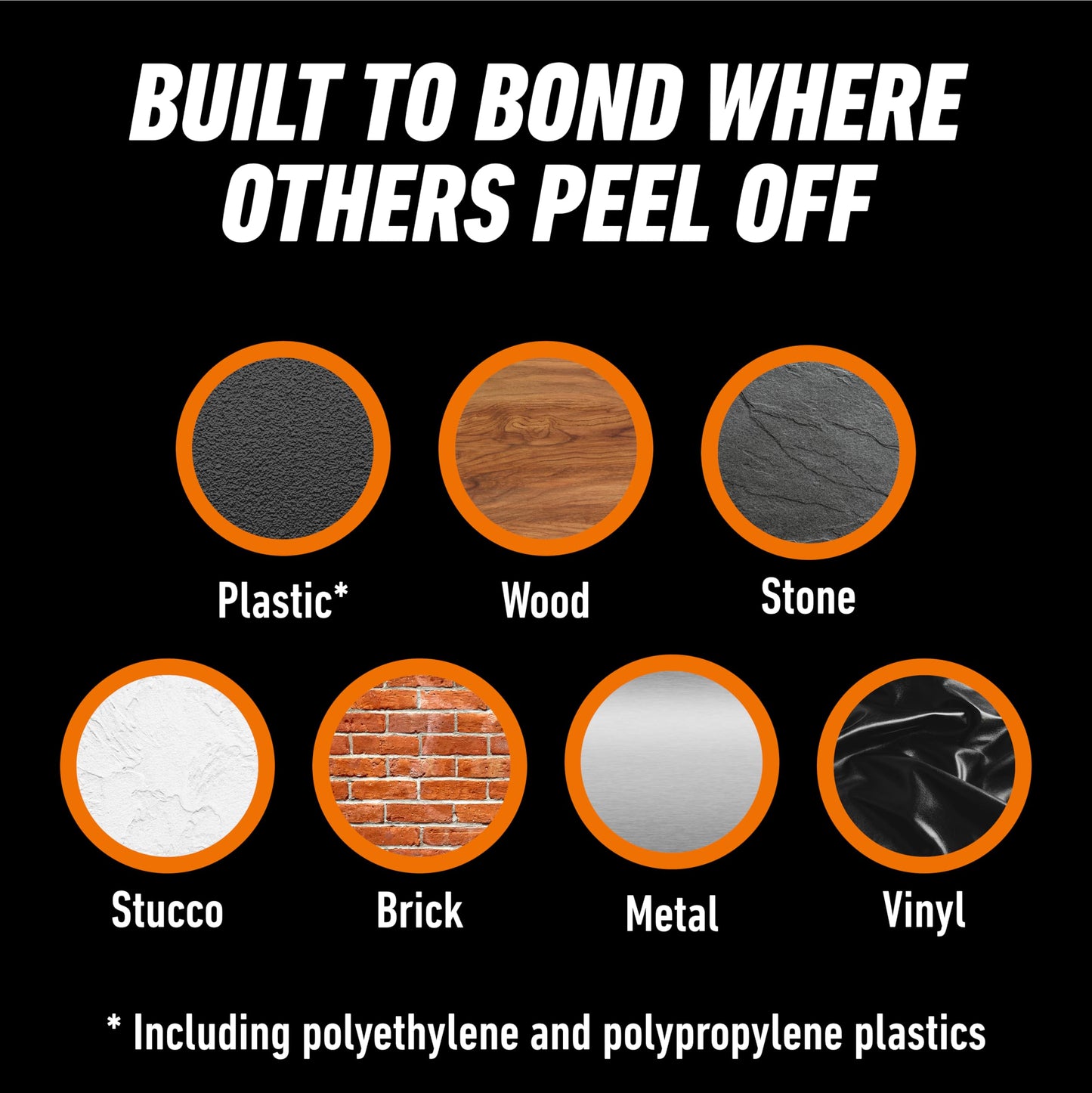 Gorilla All Weather Duct Tape, Black, 1.88" x 25 yd (Pack of 2) - UV and Temperature Resistant Waterproof Tape for Outdoor Repairs