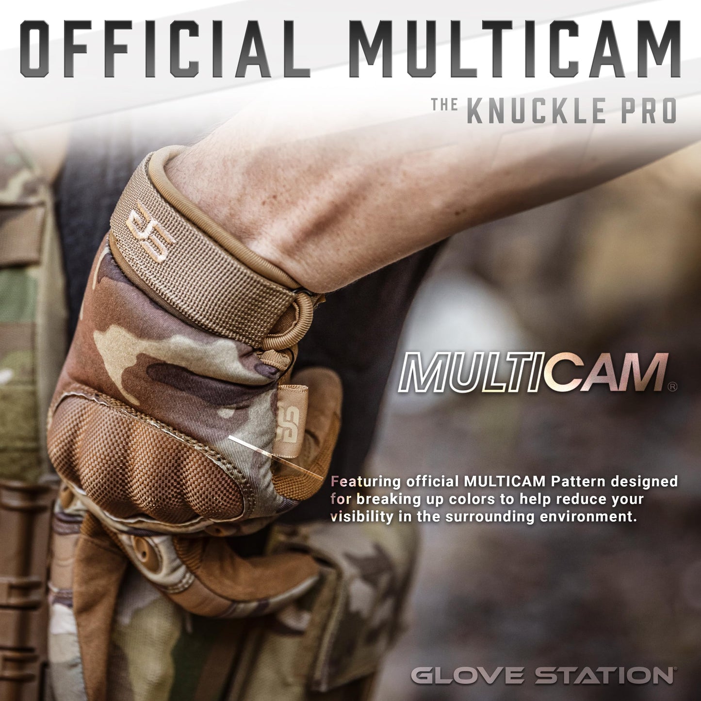 Glove Station - Tactical Shooting Hard Knuckle Gloves for Men and Woman with Touchscreen Fingers - Durable and Comfortable Hand-Gear for Outdoor Work Shooting and Hunting