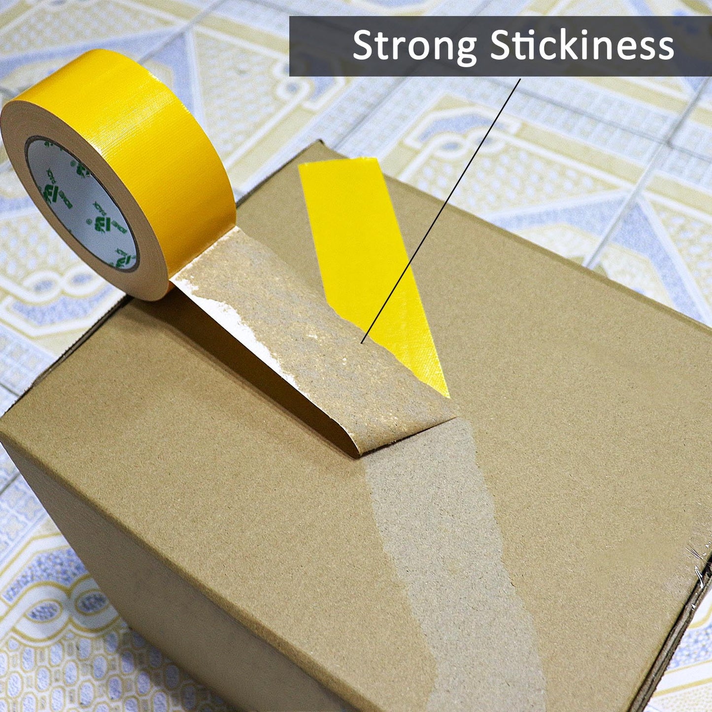 BOMEI PACK Green Duct Tape, 3Rolls Heavy Duty Strong Industrial Color Duct Tape 9mil x 1.88inch x 30yds for Packing and Repairing