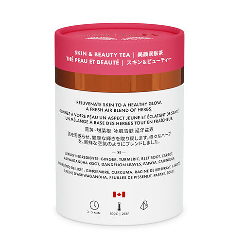 Skin and Beauty Luxury herbal tea - 12ct Canister